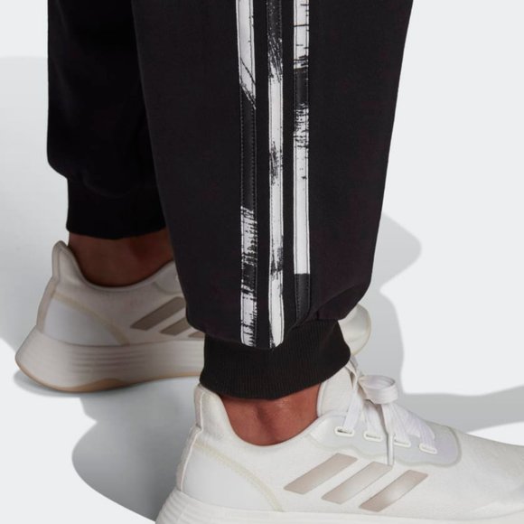 New ADIDAS Plus Size Essentials Print 3-Stripes Joggers - Picture 6 of 10